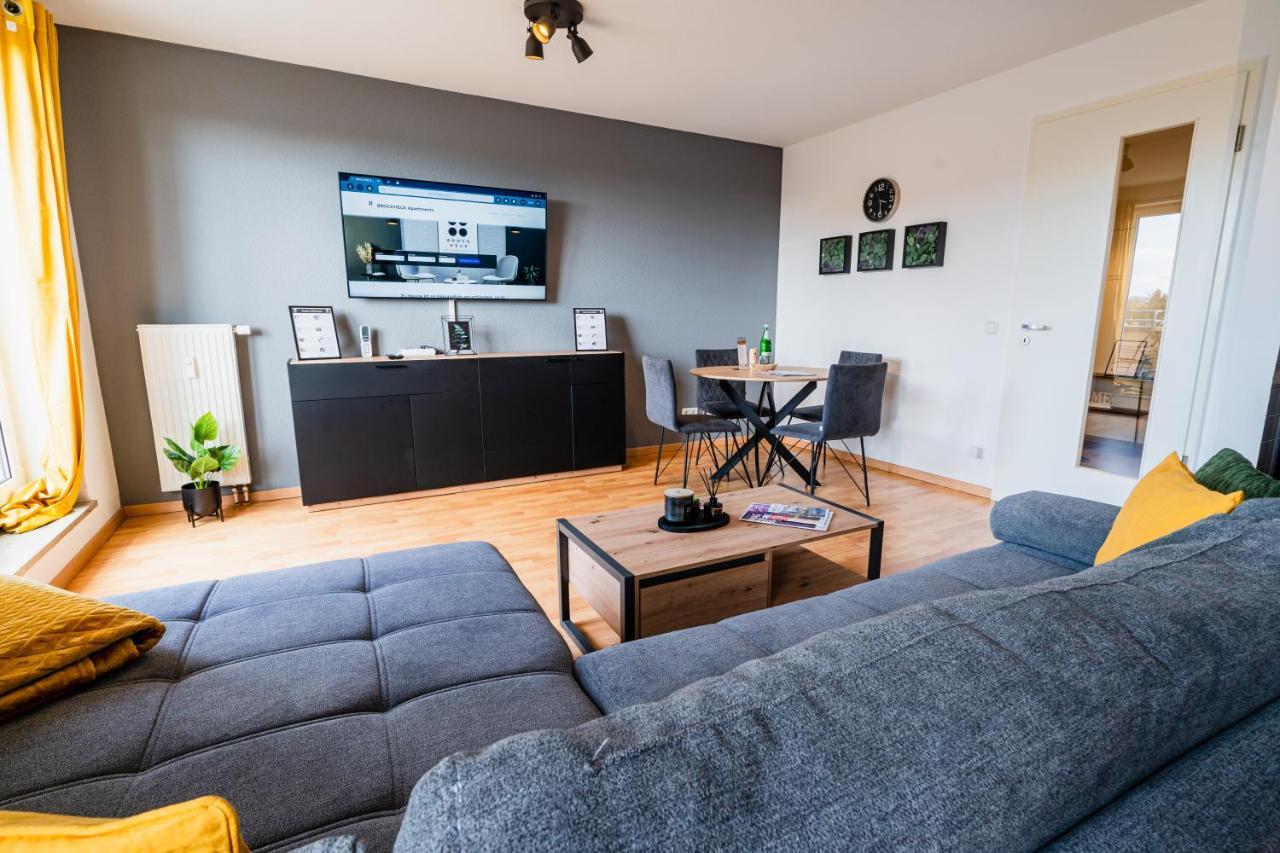 Deluxe Apartment I Klimaanlage I Tiefgarage I Balkon I Wlan Magdeburgo Esterno foto